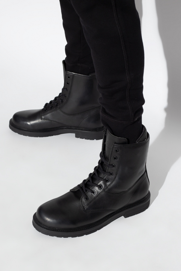 Diesel combat boots on sale